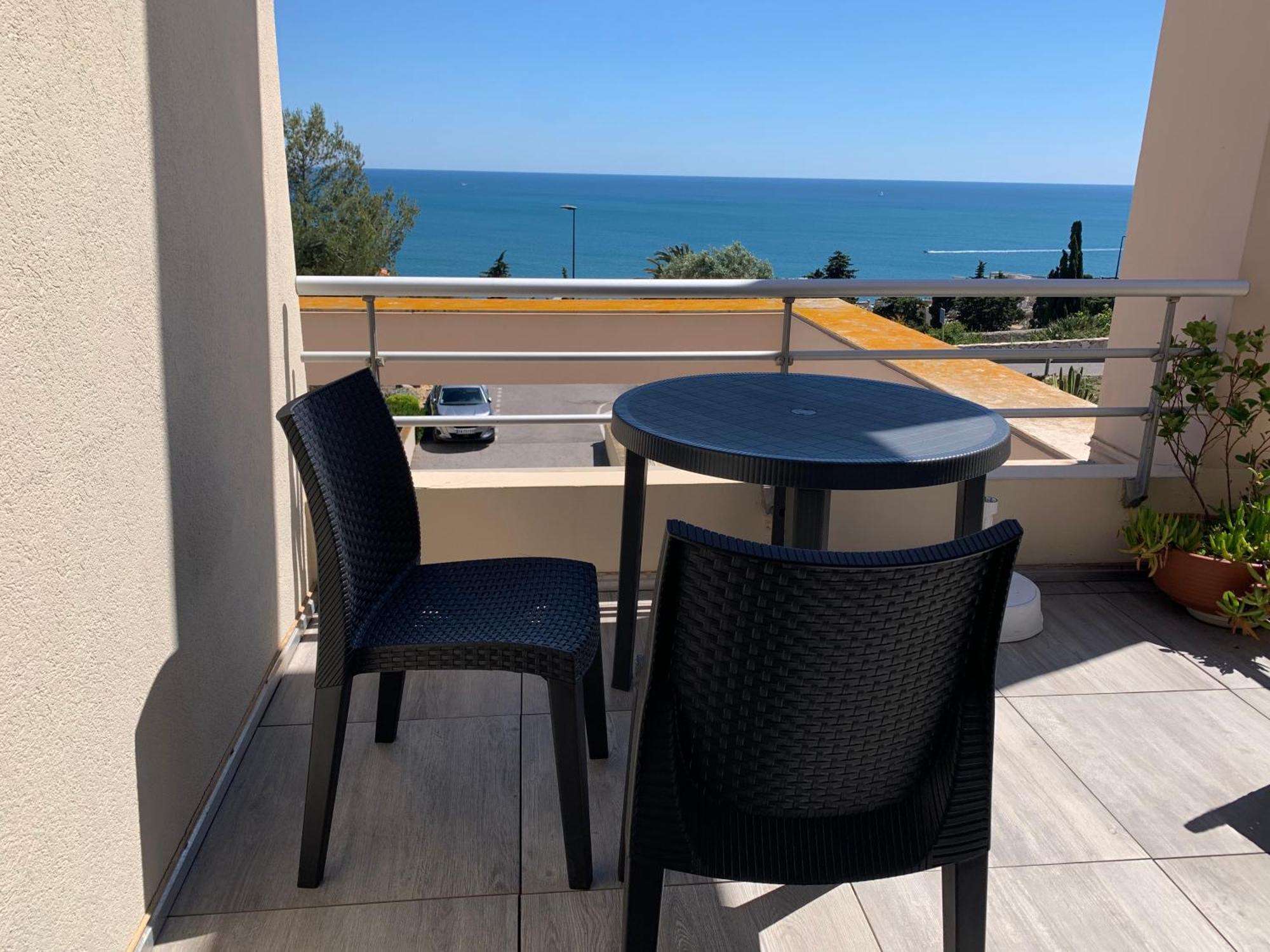 Sete - Vue Mer Imprenable, Piscine, Calme Bagian luar foto