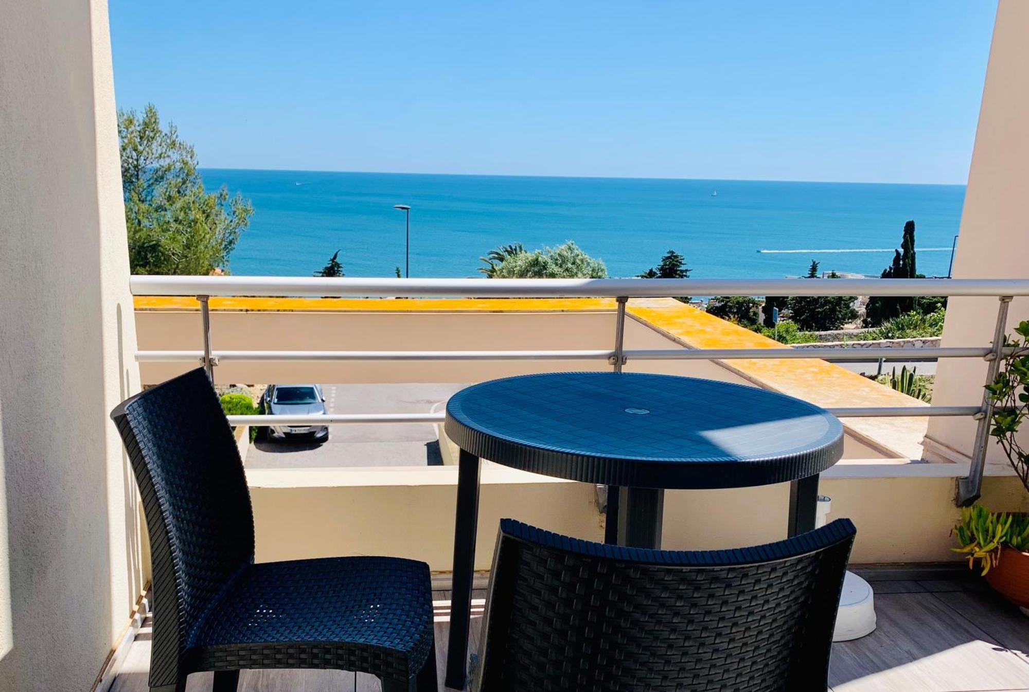 Sete - Vue Mer Imprenable, Piscine, Calme Bagian luar foto