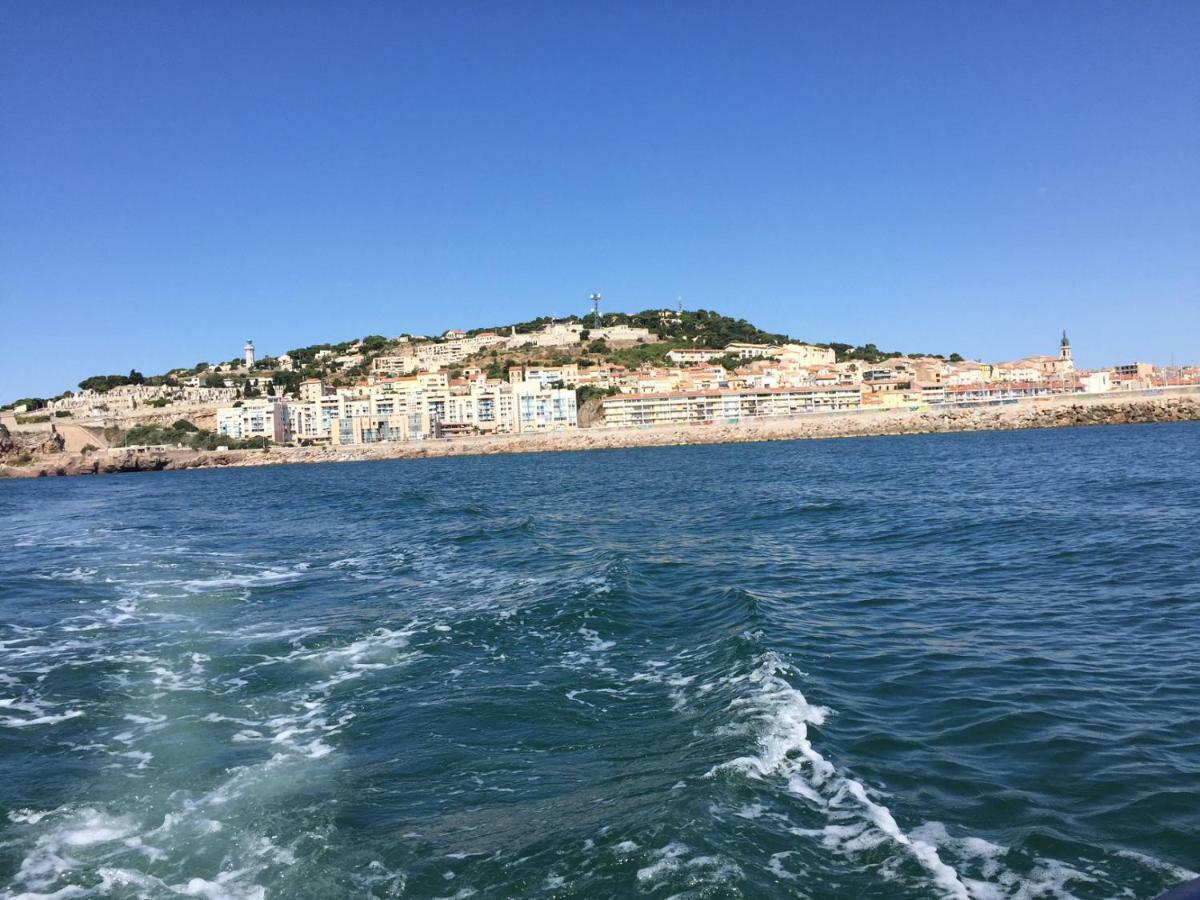 Sete - Vue Mer Imprenable, Piscine, Calme Bagian luar foto